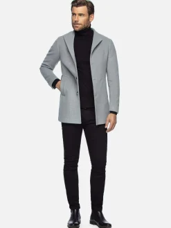 Wam Denim Manteljassen|Franklin Three Button Casual Grey Mantelassen