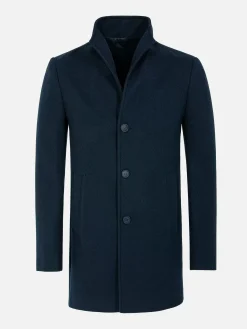 Wam Denim Manteljassen|Franklin Widespread Notch Collar Dark Navy Manteljassen