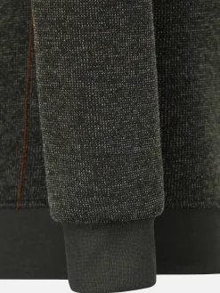 Wam Denim Sweaters|Galahad Mock Neck Khaki Sweater