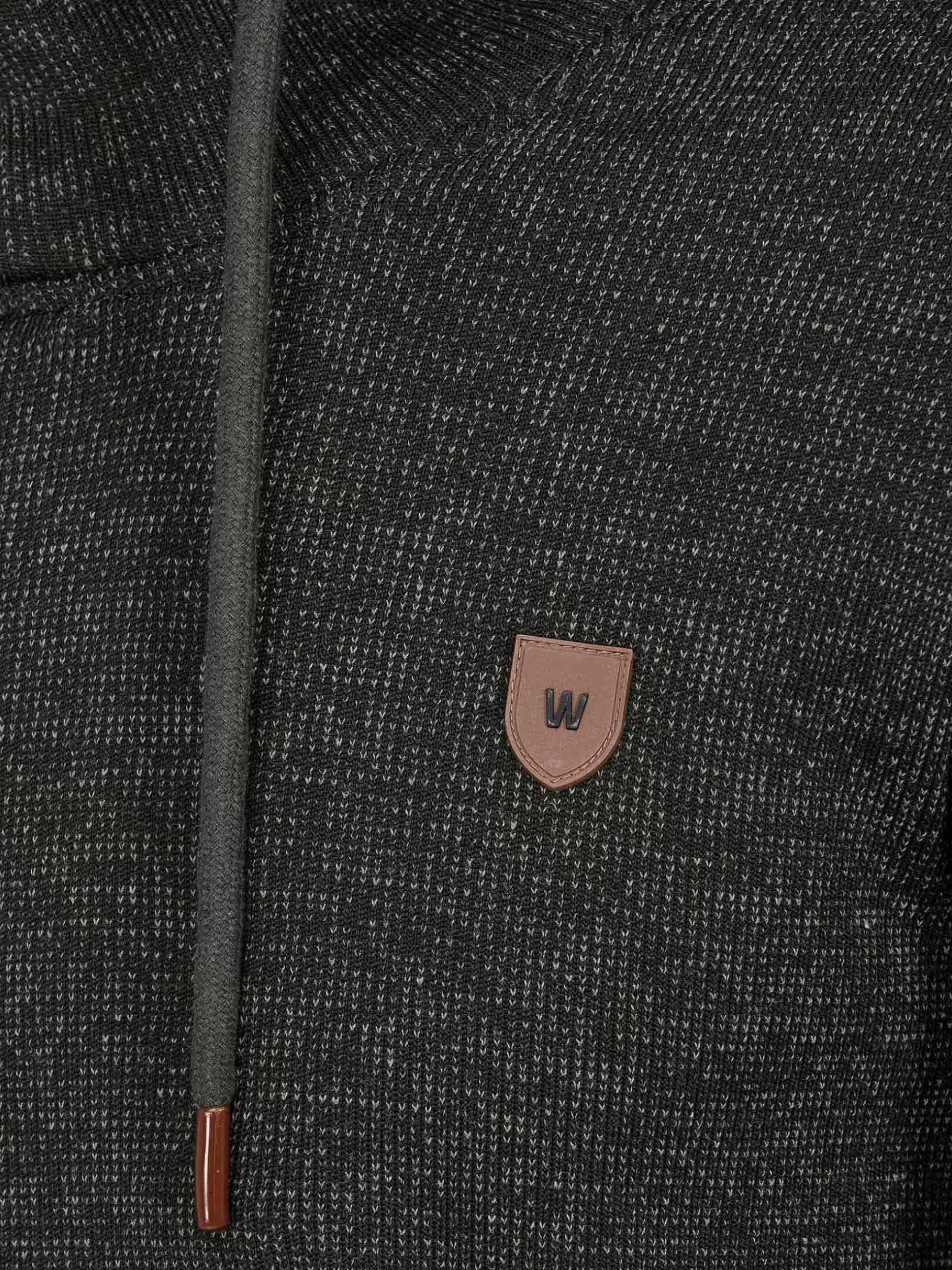 Wam Denim Sweaters|Galahad Mock Neck Khaki Sweater