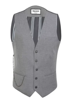 Wam Denim Gilets|Gilet 74113 Albi Grey