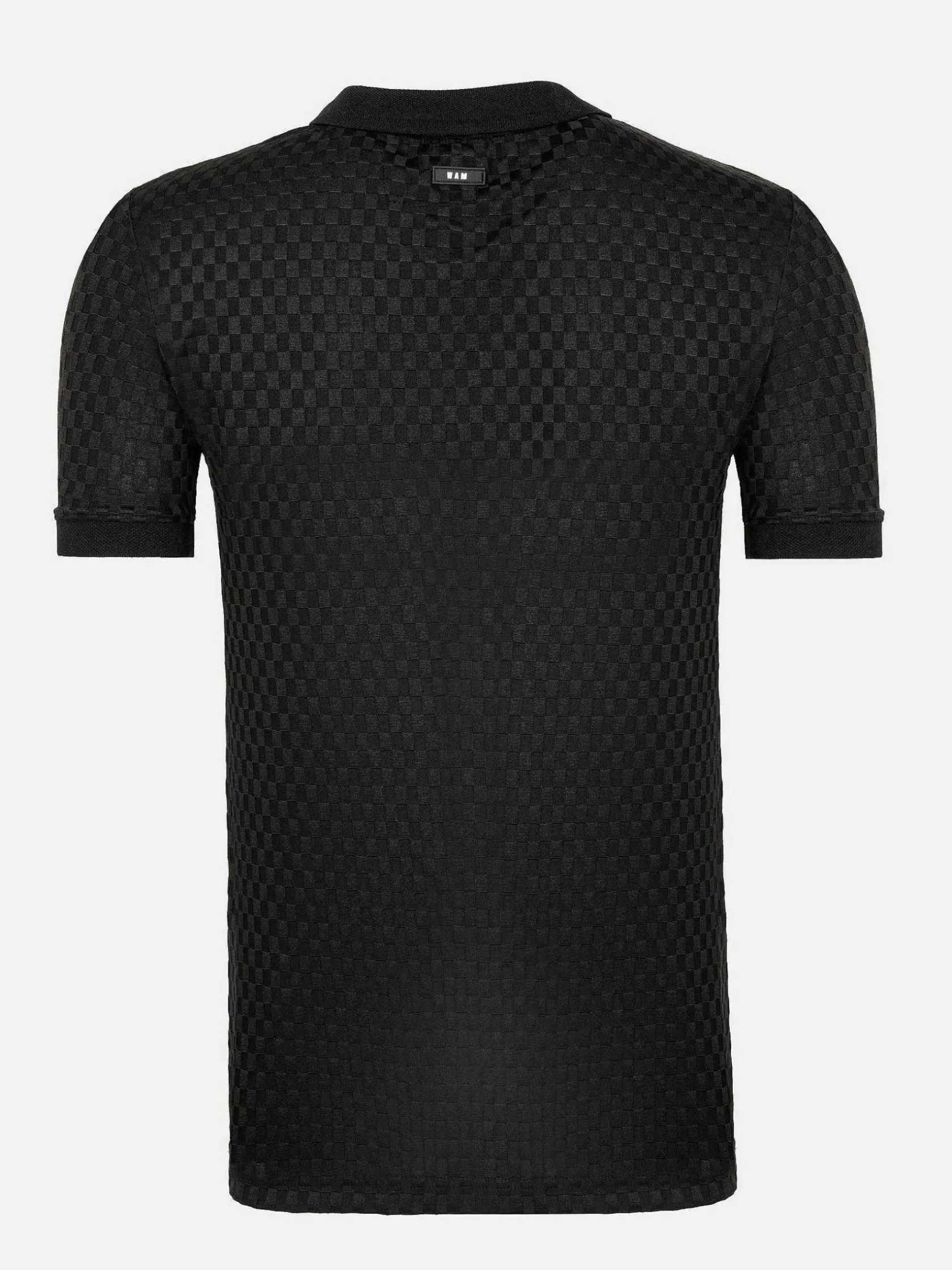 Wam Denim Polo'S|Gonzsles Black Zipper Polo