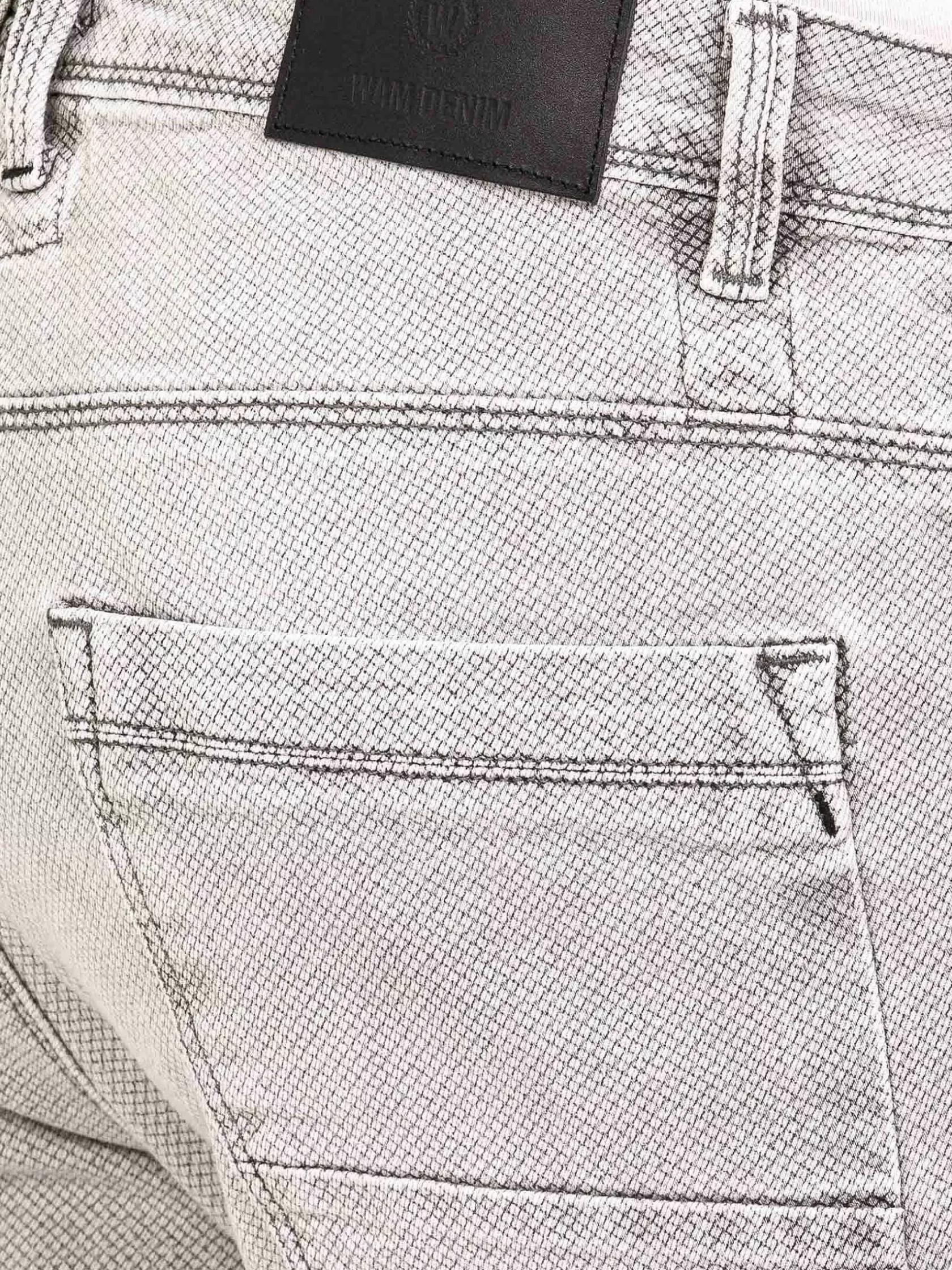 Wam Denim Shorts|Hanneman Micro Textured Grey Short