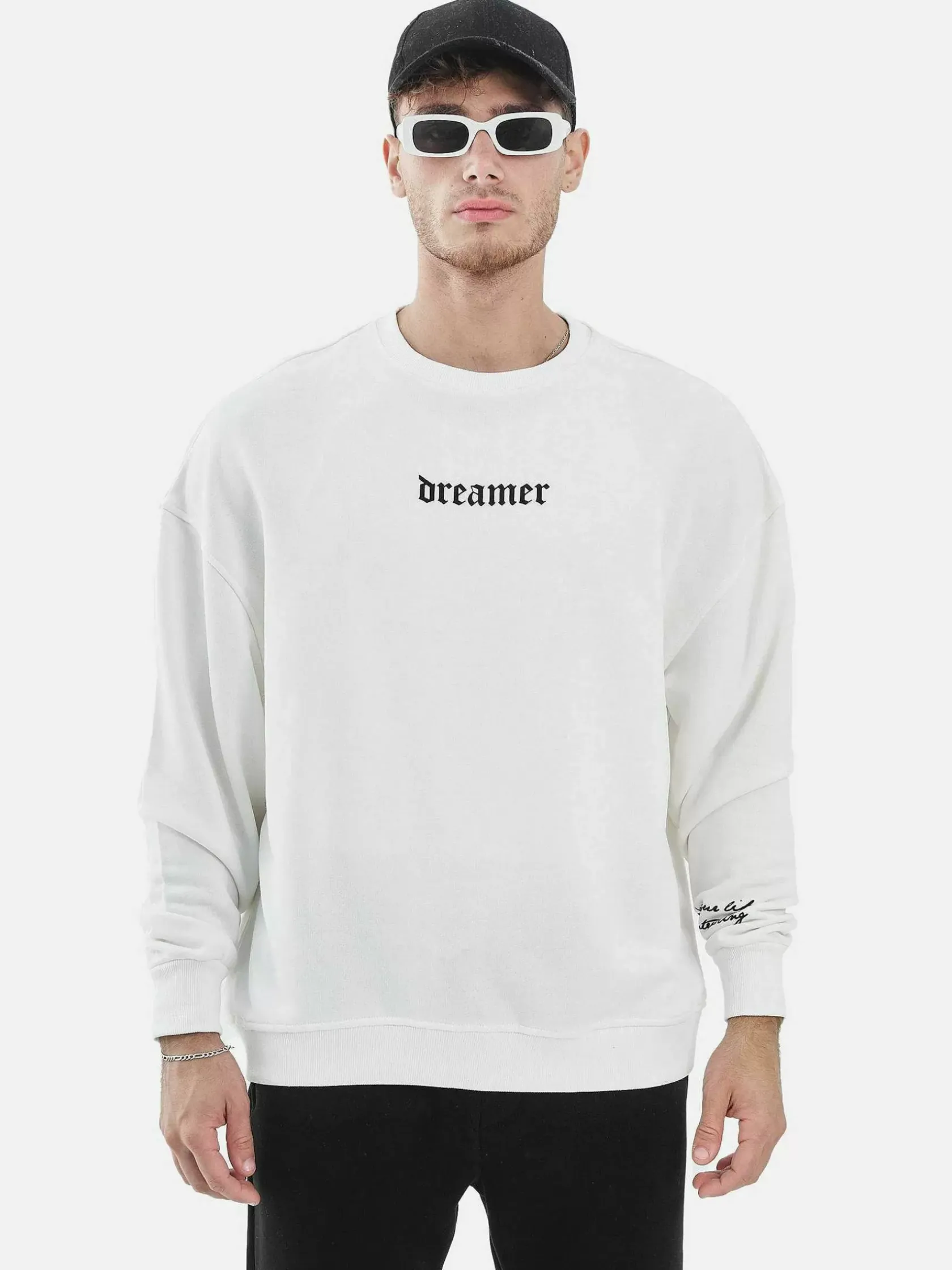 Wam Denim Streetwear|Harley White Sweater