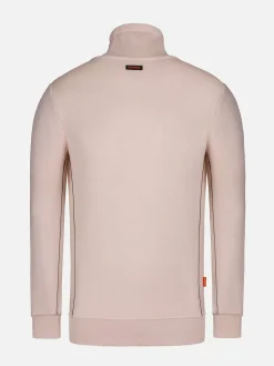 Wam Denim Sweaters|Hawaiian High Neck Beige Sweater