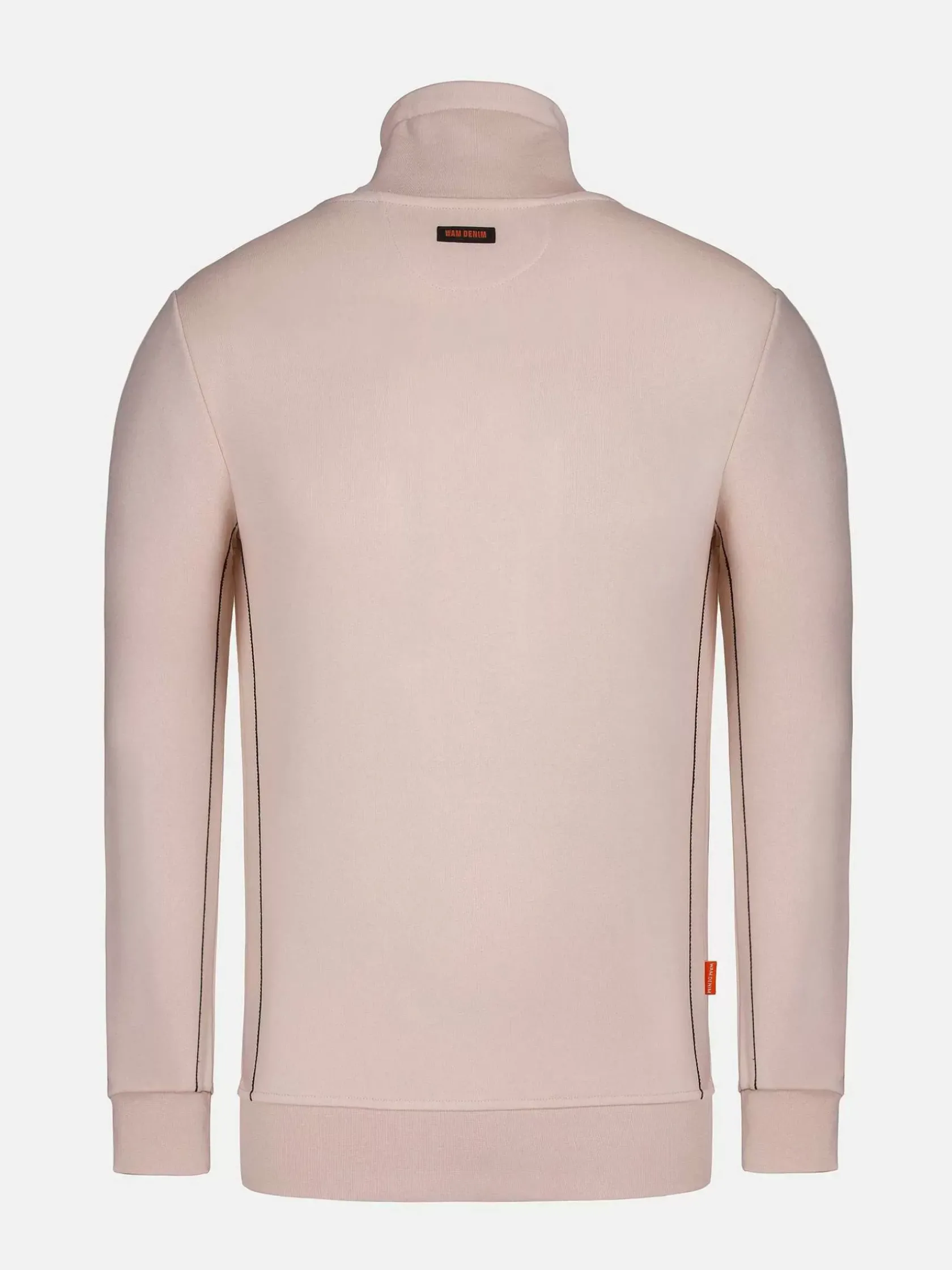 Wam Denim Sweaters|Hawaiian High Neck Beige Sweater