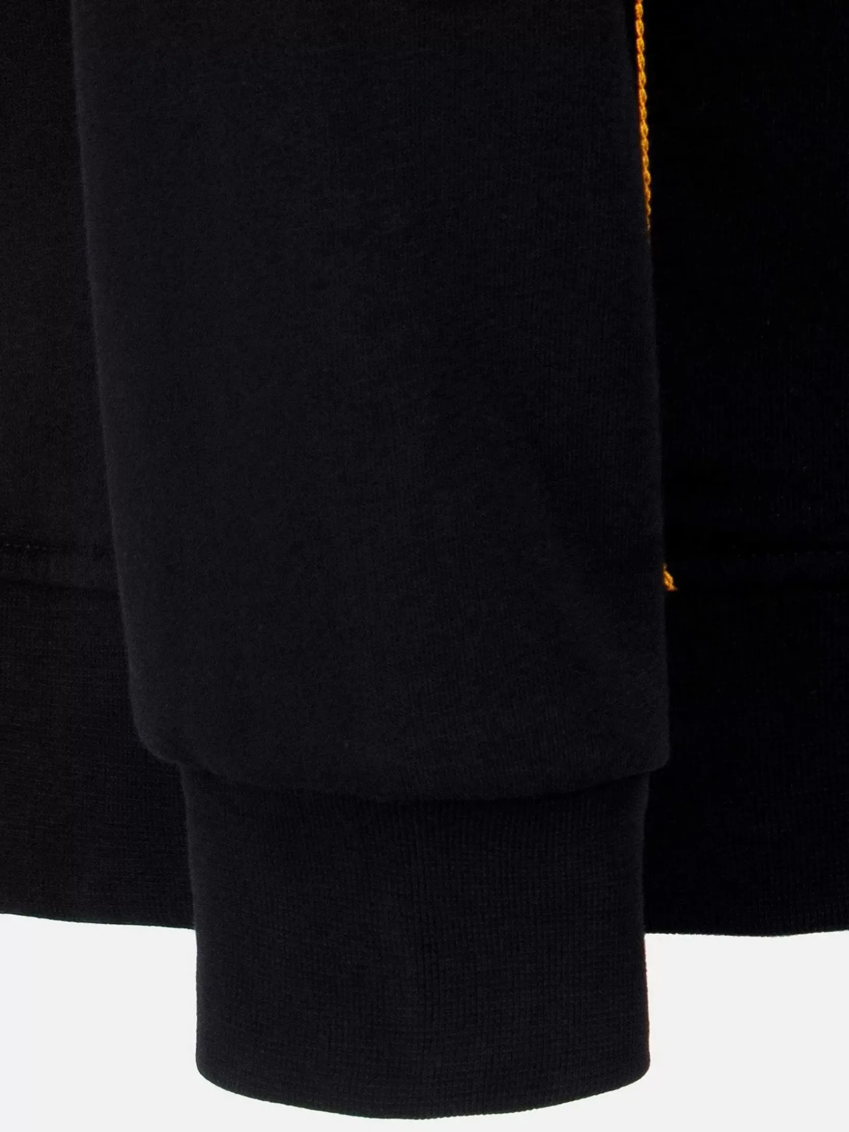 Wam Denim Sweaters|Hawaiian High Neck Black Sweater