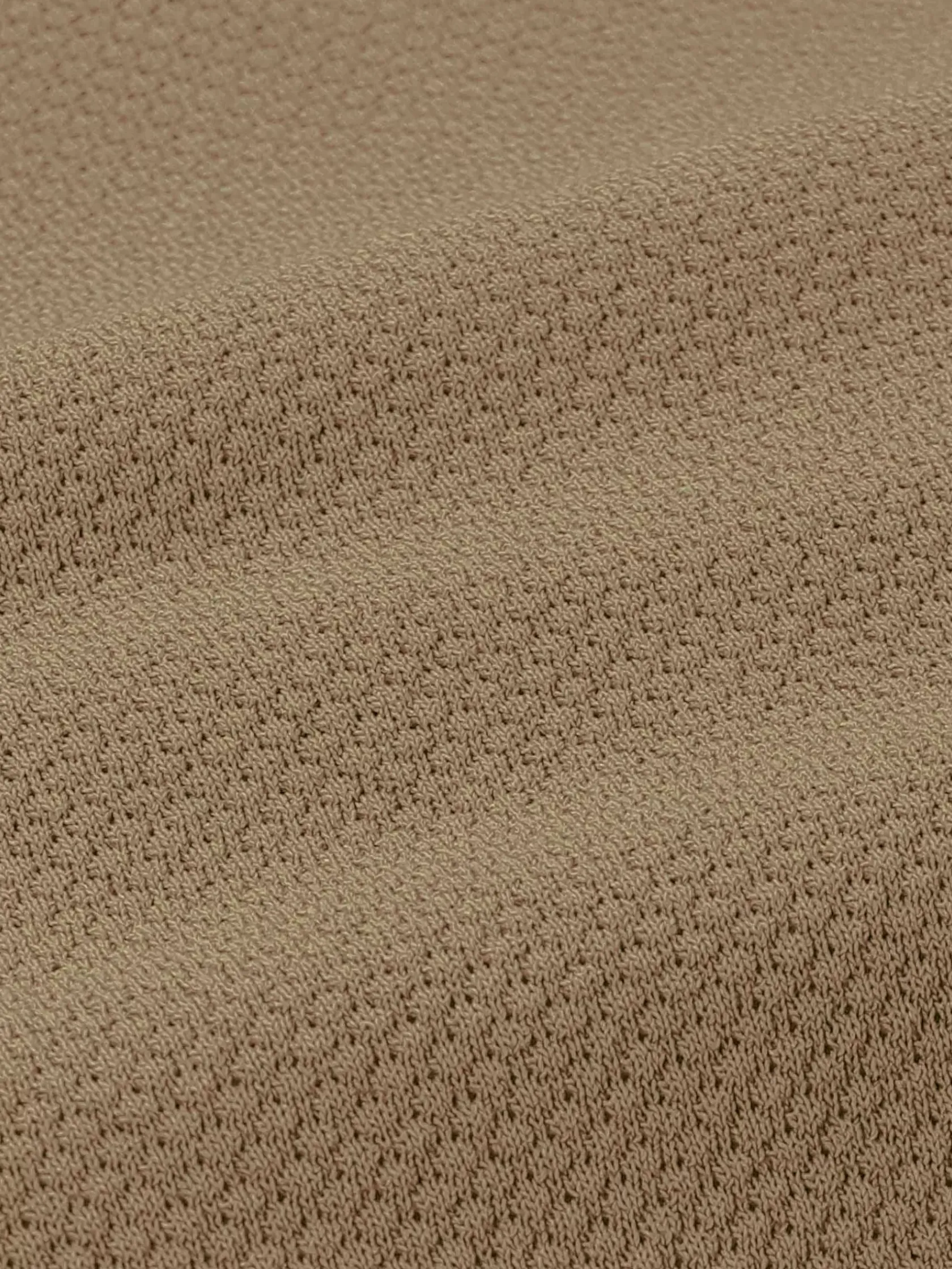 Wam Denim Polo'S|Henry Pique Knit Brown Polo