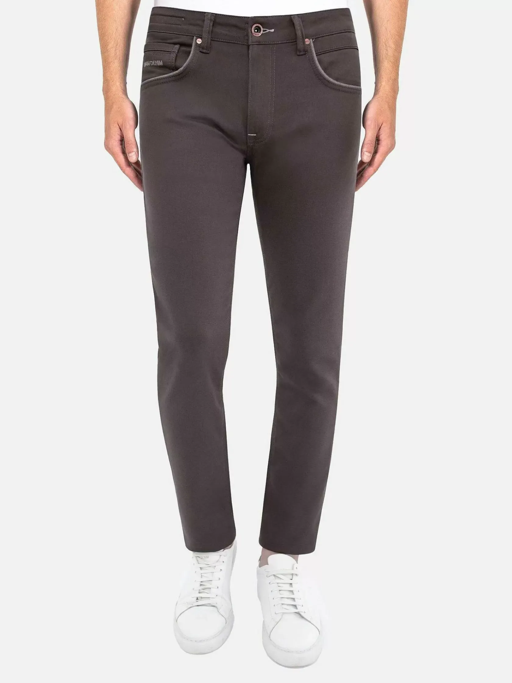 Wam Denim Jeans|Hessen Slim Fit Anthracite Jeans