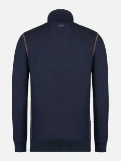Wam Denim Sweaters|Horizon Turtleneck Navy Sweater