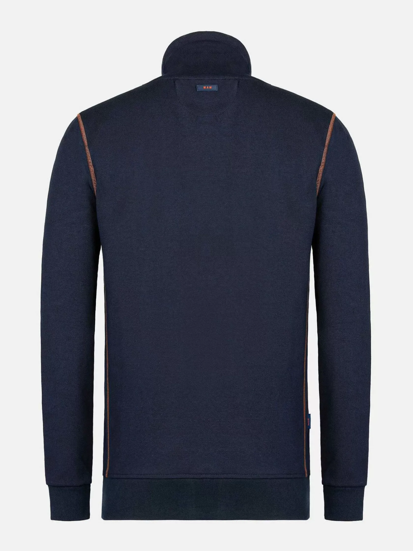 Wam Denim Sweaters|Horizon Turtleneck Navy Sweater