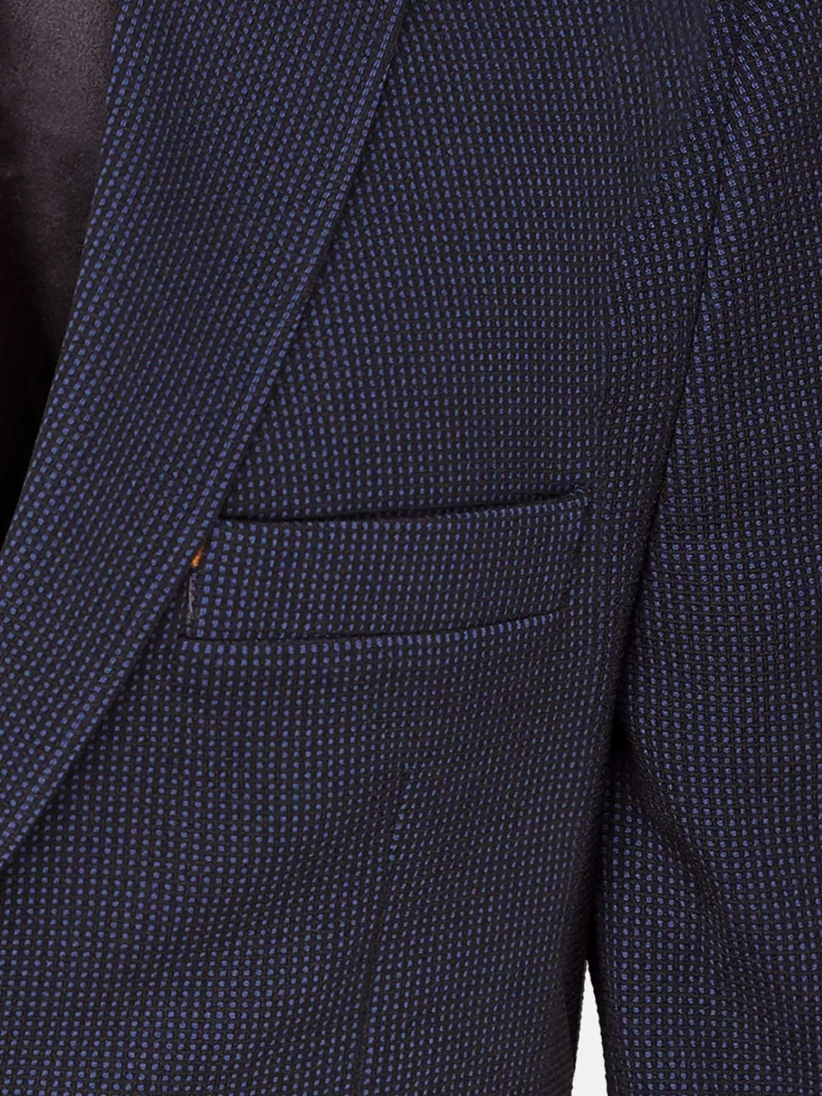 Wam Denim Colberts|Italy Stretch Poly Light Indigo Colbert