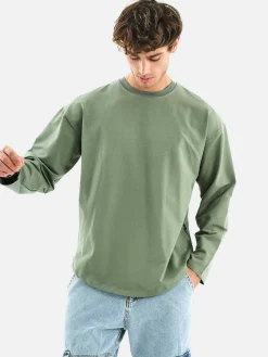 Wam Denim Streetwear|Jakob Dark Green Sweater