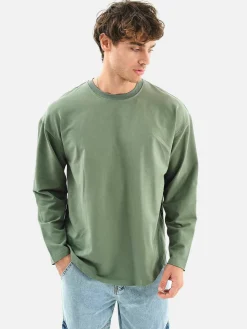 Wam Denim Streetwear|Jakob Dark Green Sweater