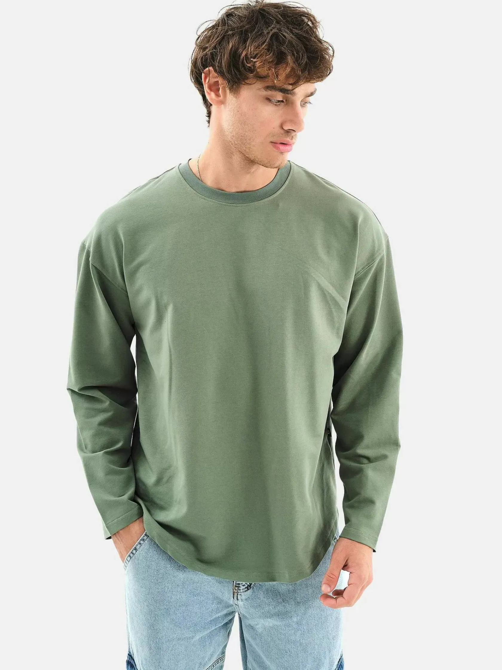 Wam Denim Streetwear|Jakob Dark Green Sweater