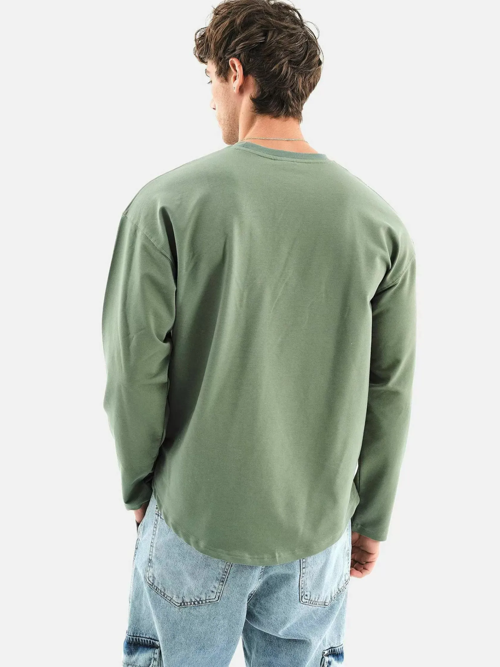 Wam Denim Streetwear|Jakob Dark Green Sweater