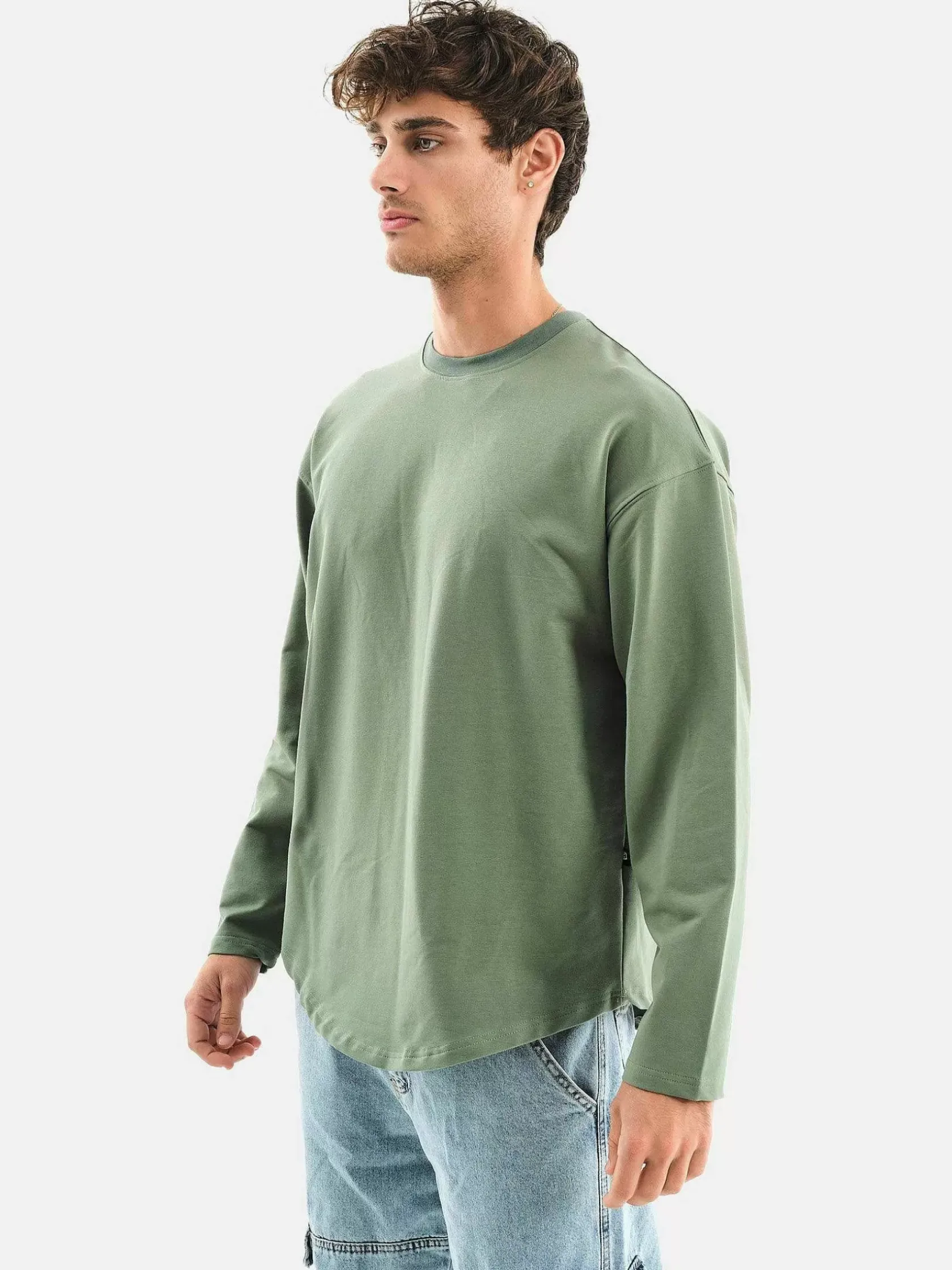 Wam Denim Streetwear|Jakob Dark Green Sweater