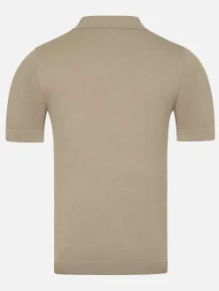 Wam Denim Polo'S|James Full Button-Down Beige Polo