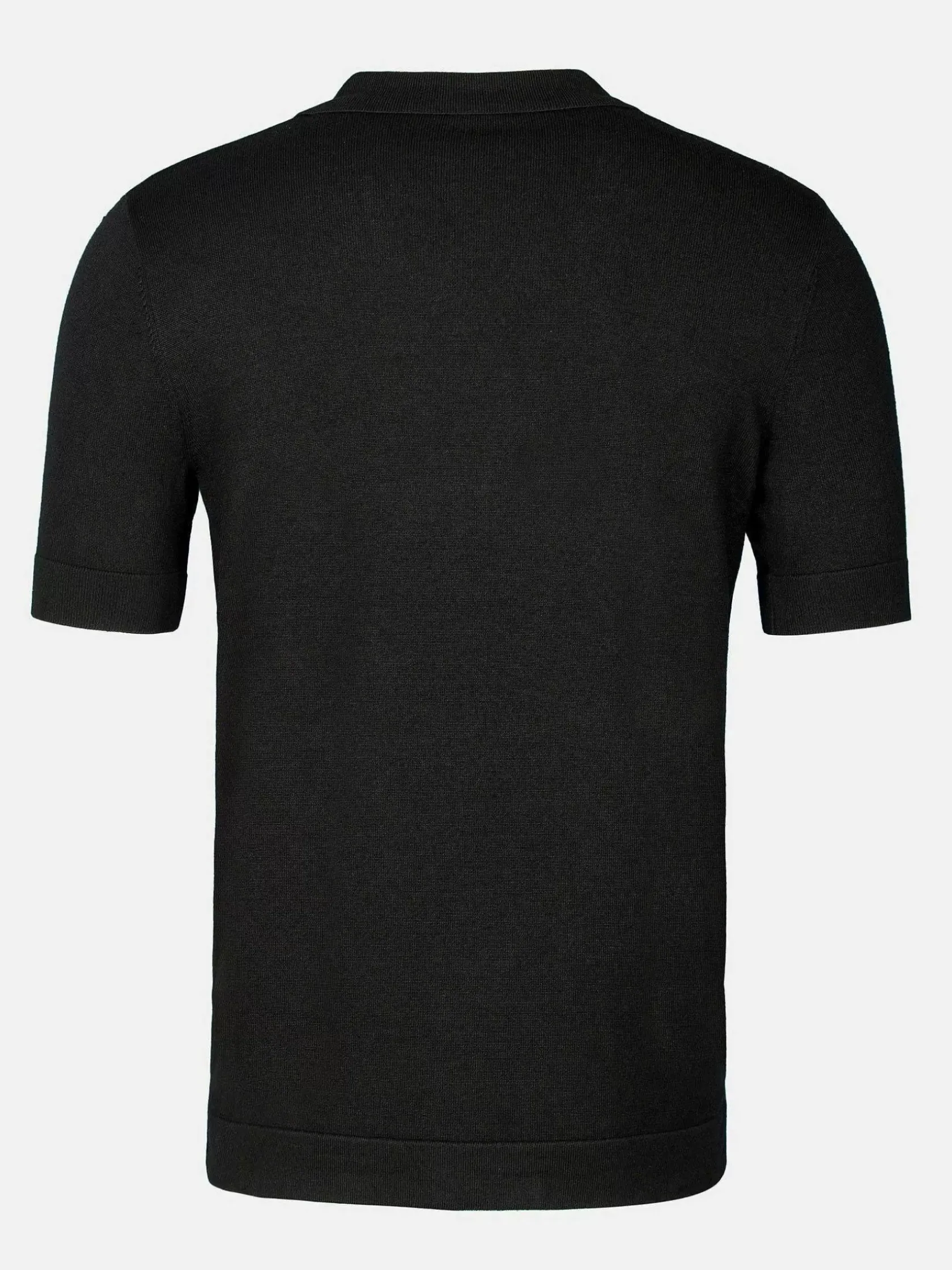 Wam Denim Polo'S|James Full Button-Down Black Polo