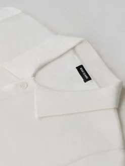 Wam Denim Polo'S|James Full Button-Down White Polo