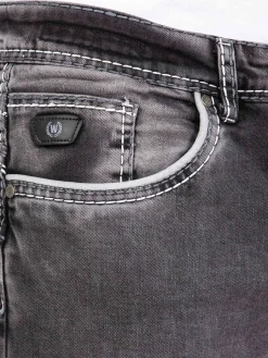 Wam Denim Jeans|Kaufeld Slim Fit Black Jean