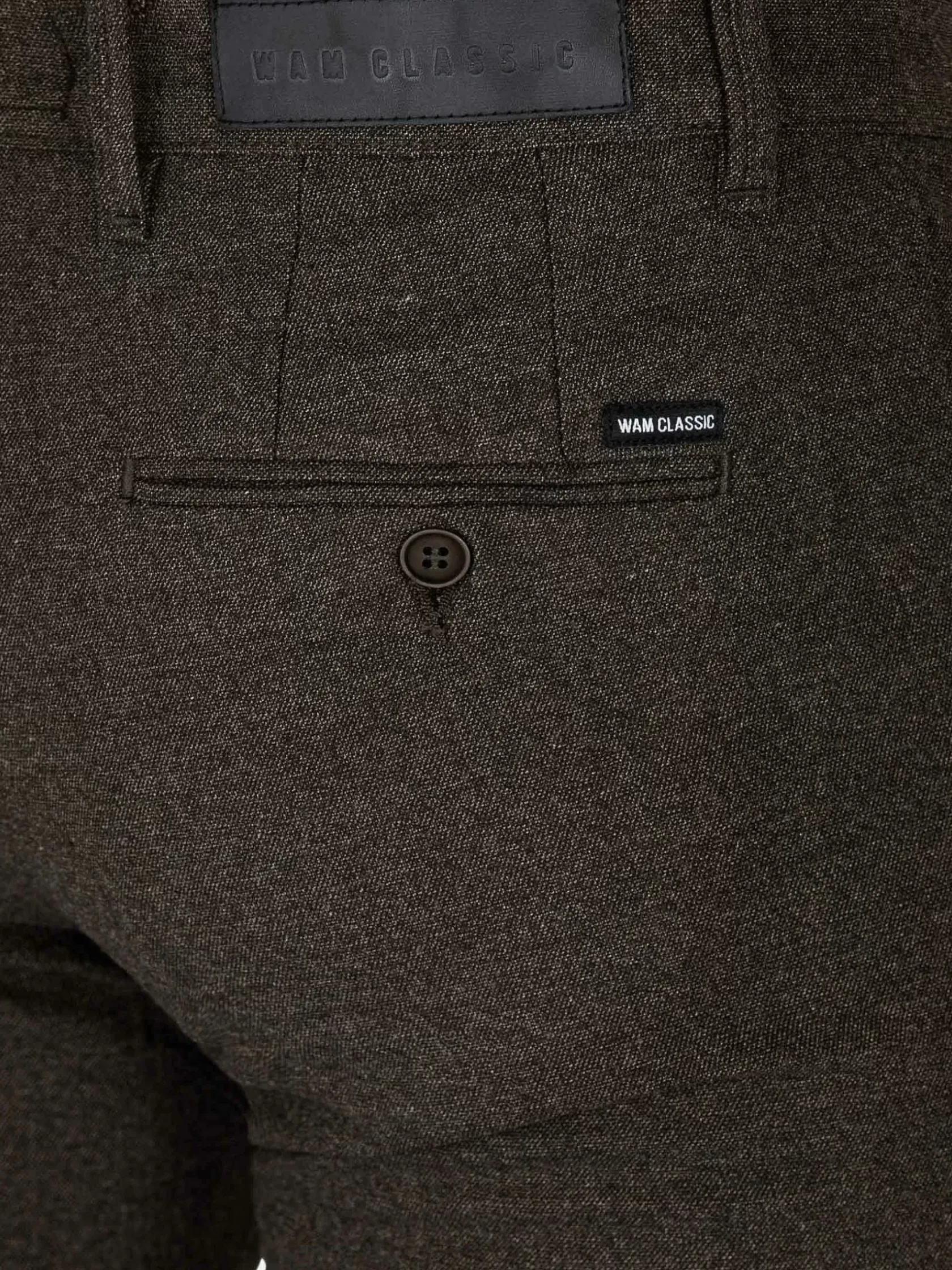Wam Denim Chino'S|Kingston Straight Leg Brown Chino