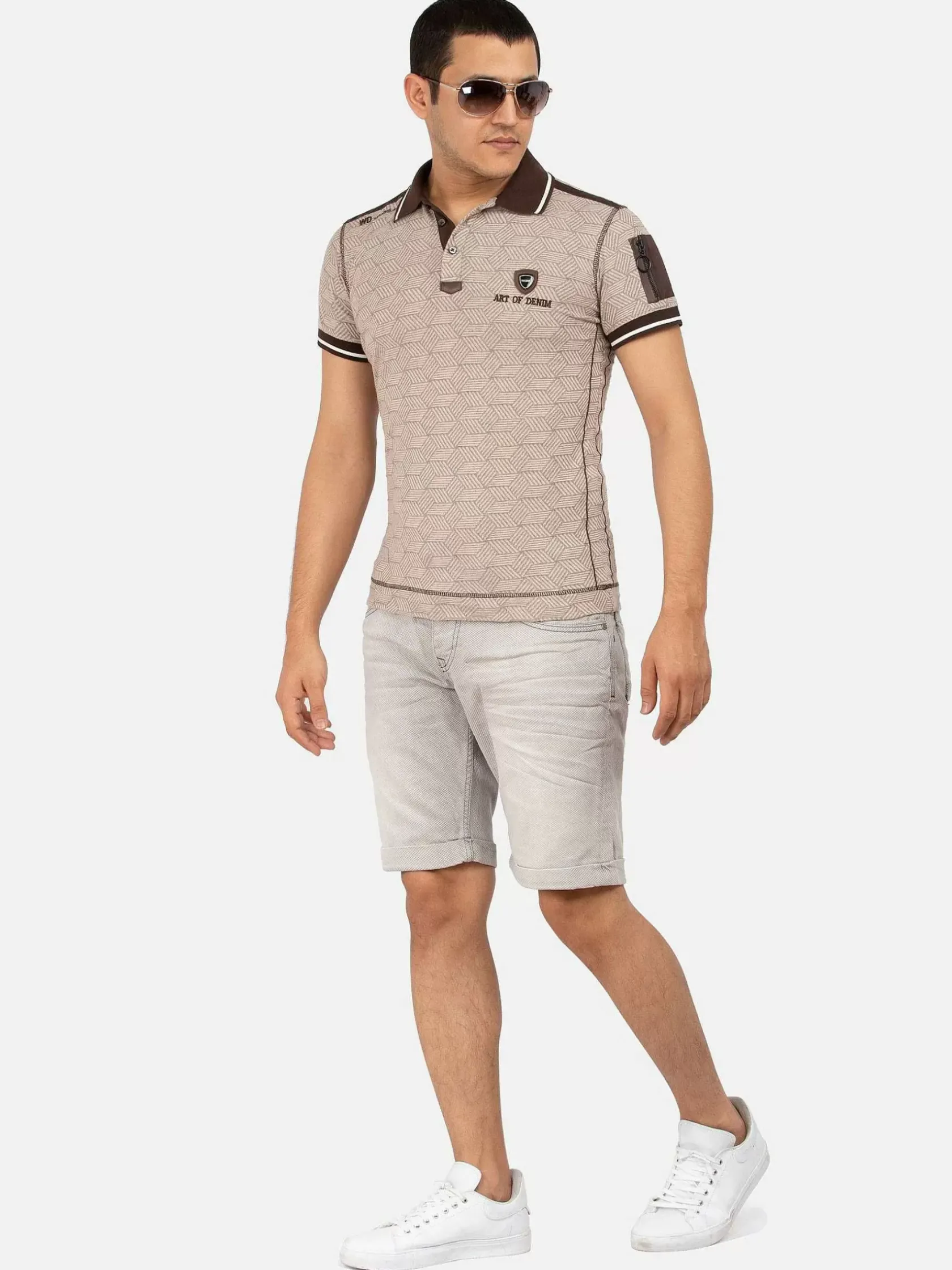 Wam Denim Shorts|Korte Broek 72236 Adolfo Grey