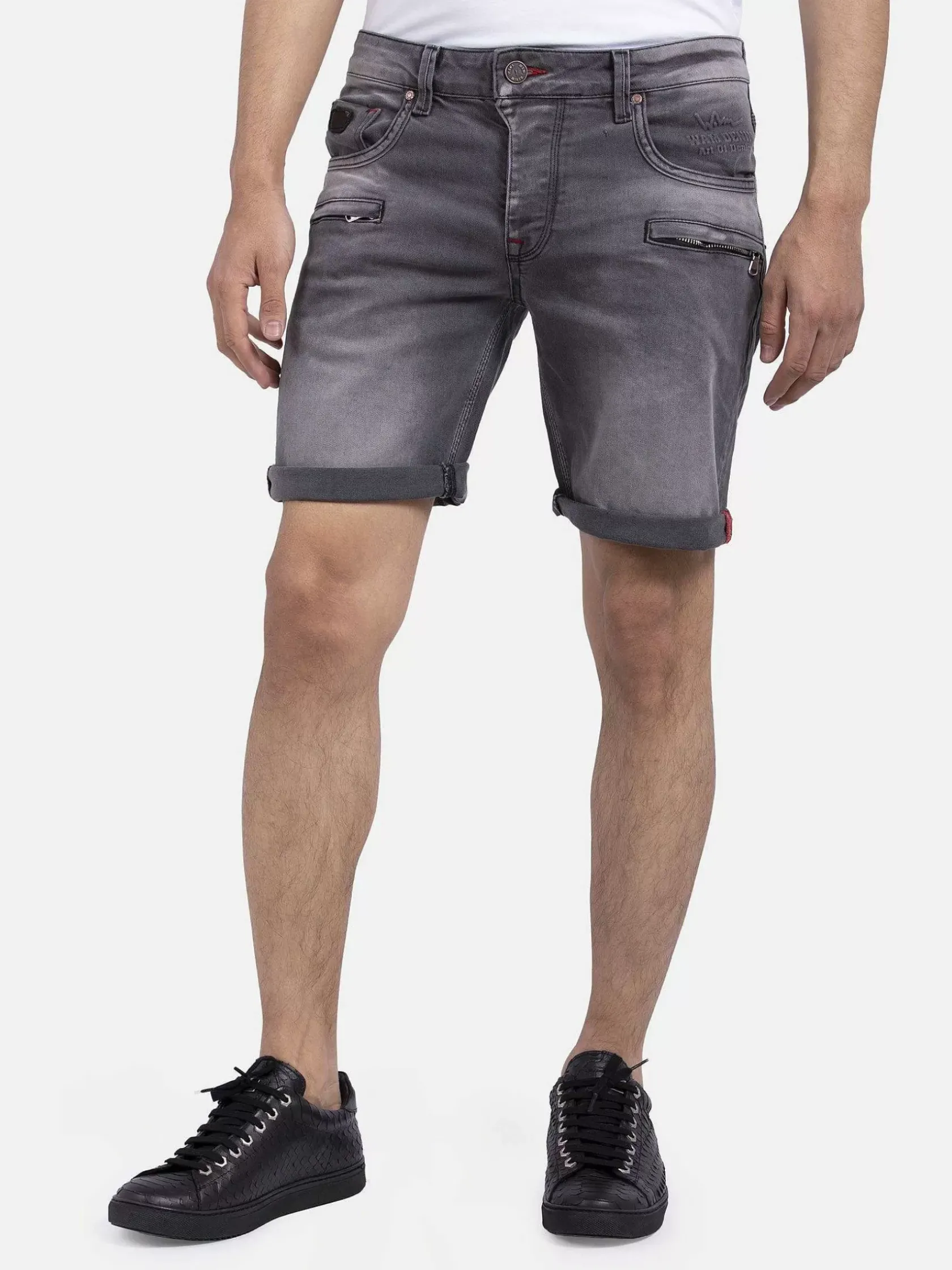 Wam Denim Shorts|Korte Broek 72175 Bendet Grey