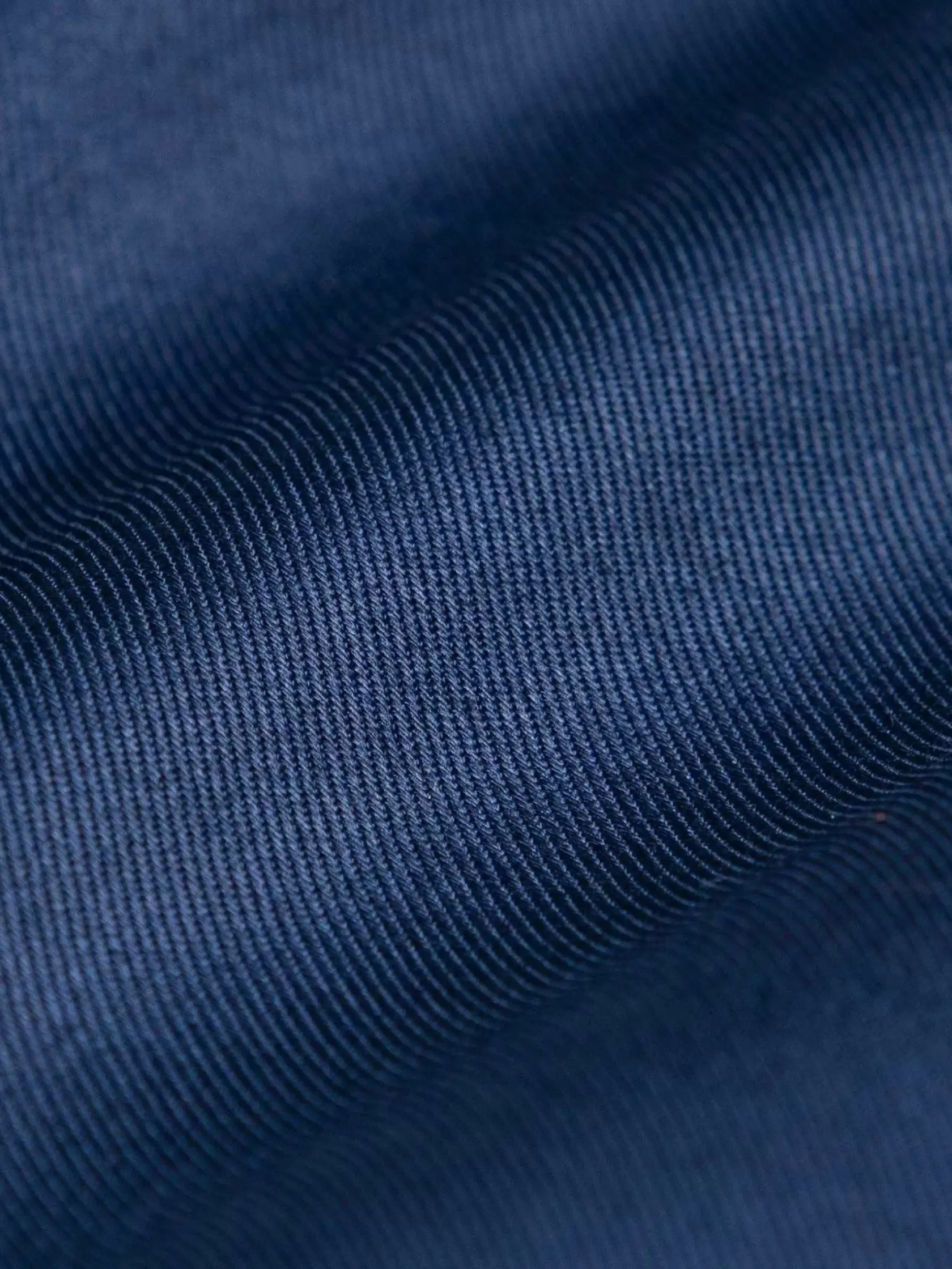 Wam Denim Overhemd Lange Mouwen|Lance Solid Navy Overhemd Lange Mouw