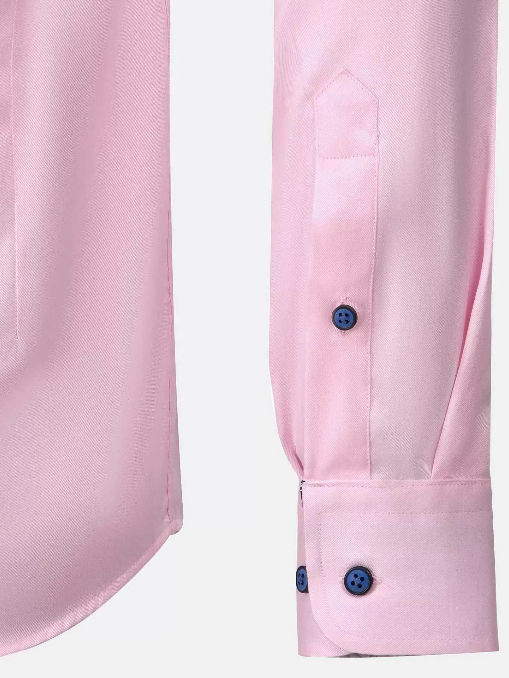 Wam Denim Overhemd Lange Mouwen|Lance Solid Pink Overhemd Lange Mouw