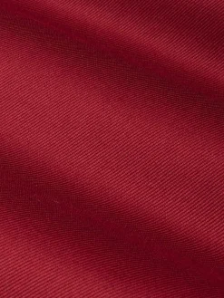 Wam Denim Overhemd Lange Mouwen|Lance Solid Red Overhemd Lange Mouw