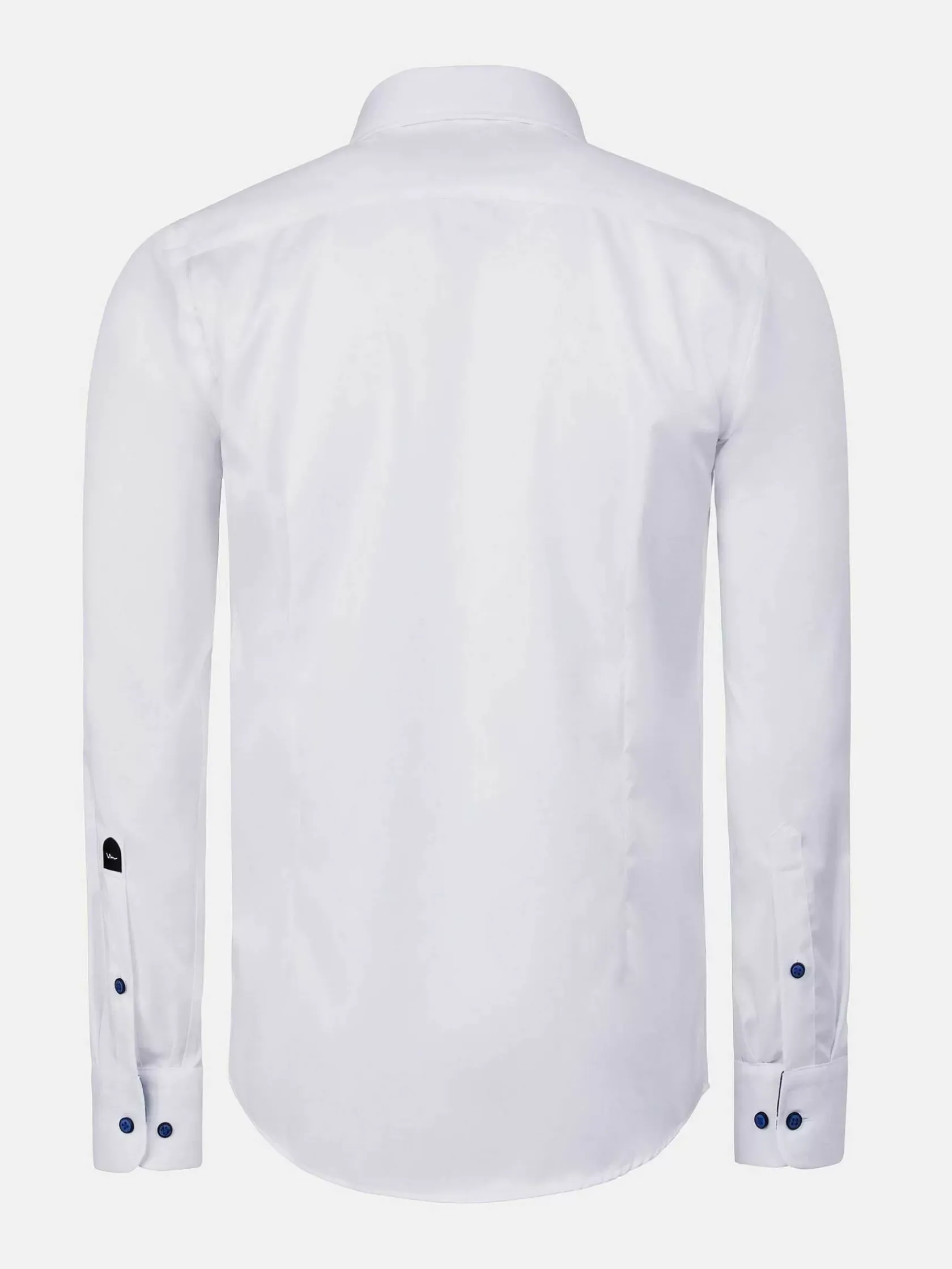 Wam Denim Overhemd Lange Mouwen|Lance Solid White Overhemd Lange Mouw
