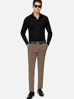 Wam Denim Overhemd Lange Mouwen|Leira Solid Black Overhemd Lange Mouw