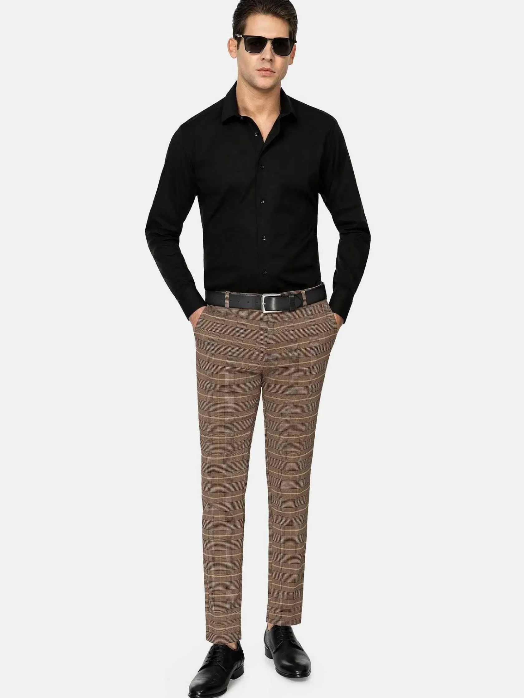 Wam Denim Overhemd Lange Mouwen|Leira Solid Black Overhemd Lange Mouw