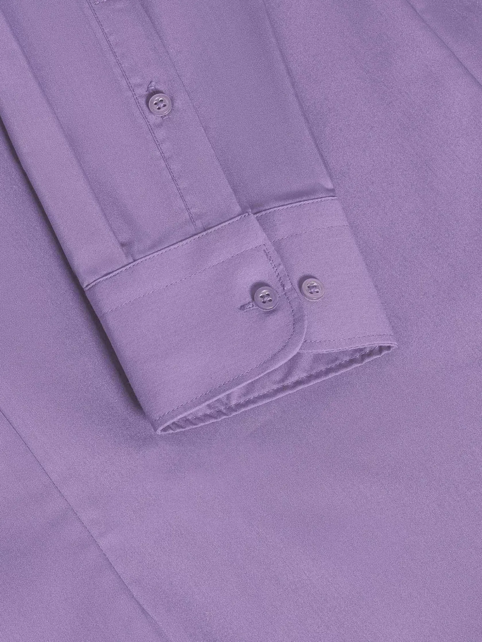 Wam Denim Overhemd Lange Mouwen|Leira Solid Lilac Overhemd Lange Mouw