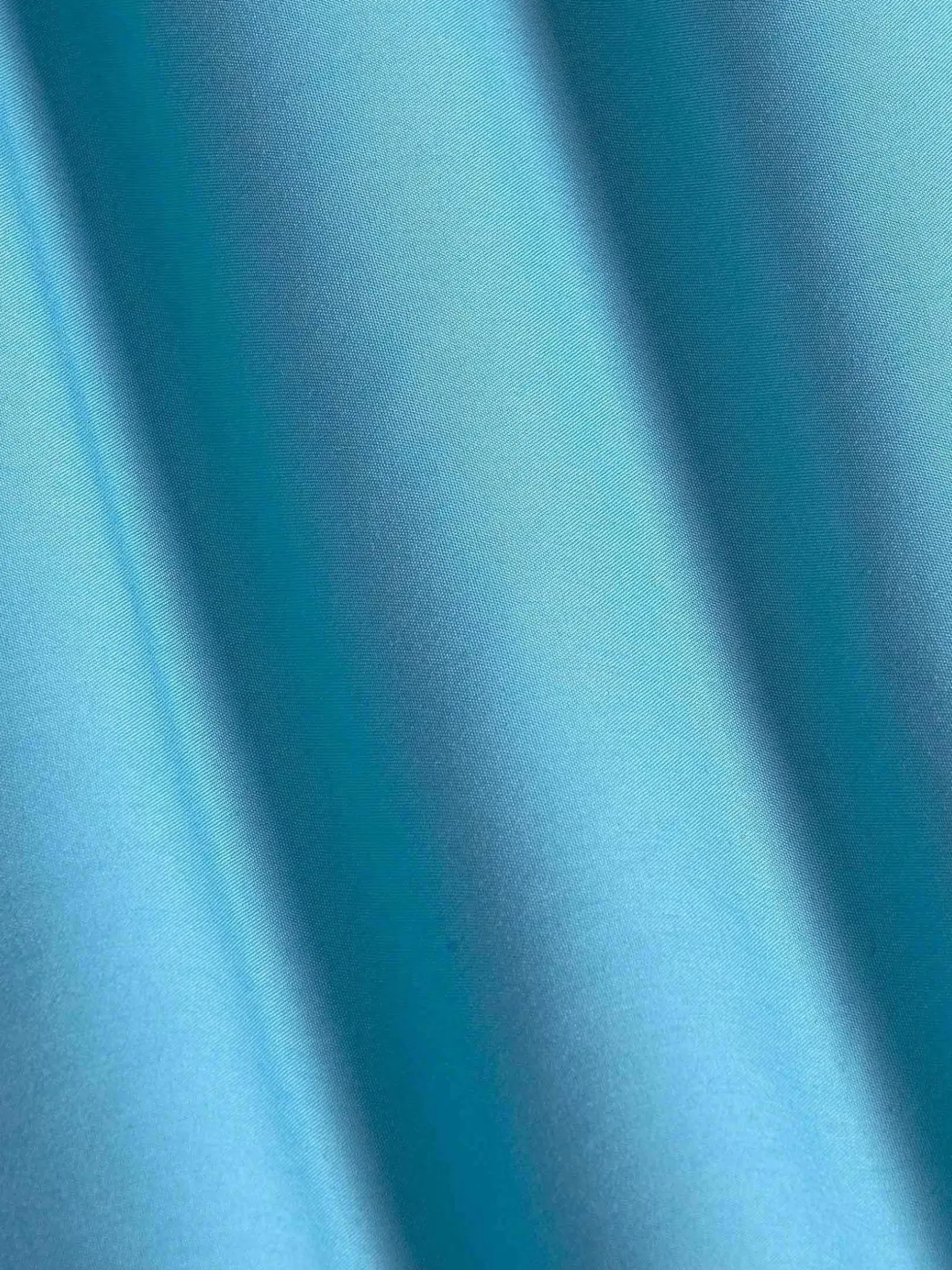 Wam Denim Overhemd Lange Mouwen|Leira Solid Turquoise Overhemd Lange Mouw
