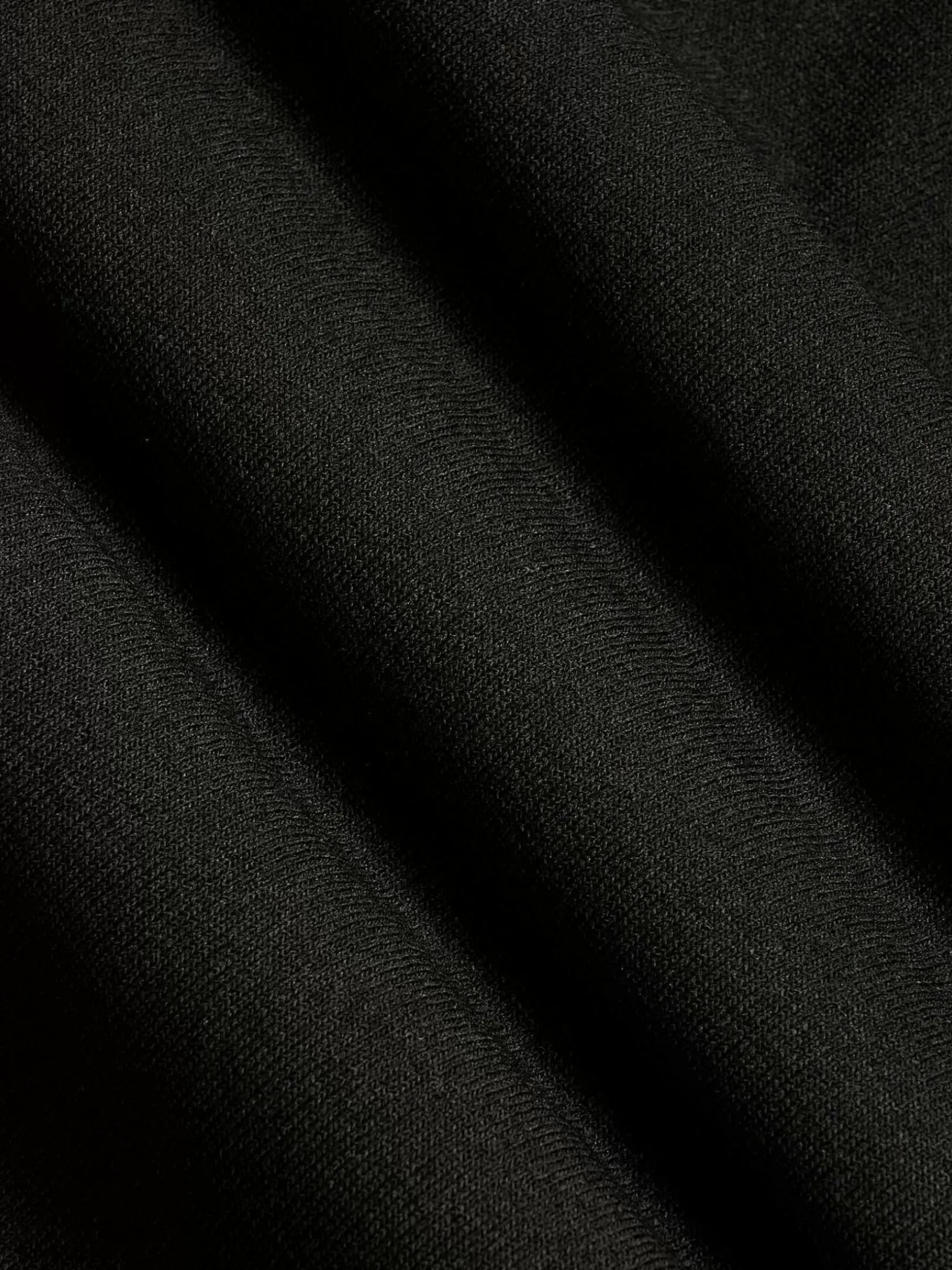 Wam Denim T-Shirts|Lucas Pique Knit Black T-Shirt