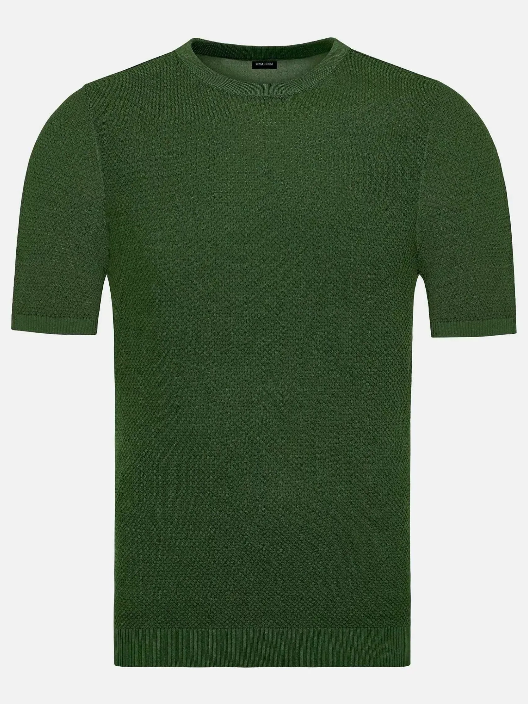 Wam Denim T-Shirts|Lucas Pique Knit Green T-Shirt