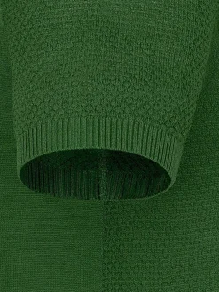 Wam Denim T-Shirts|Lucas Pique Knit Green T-Shirt
