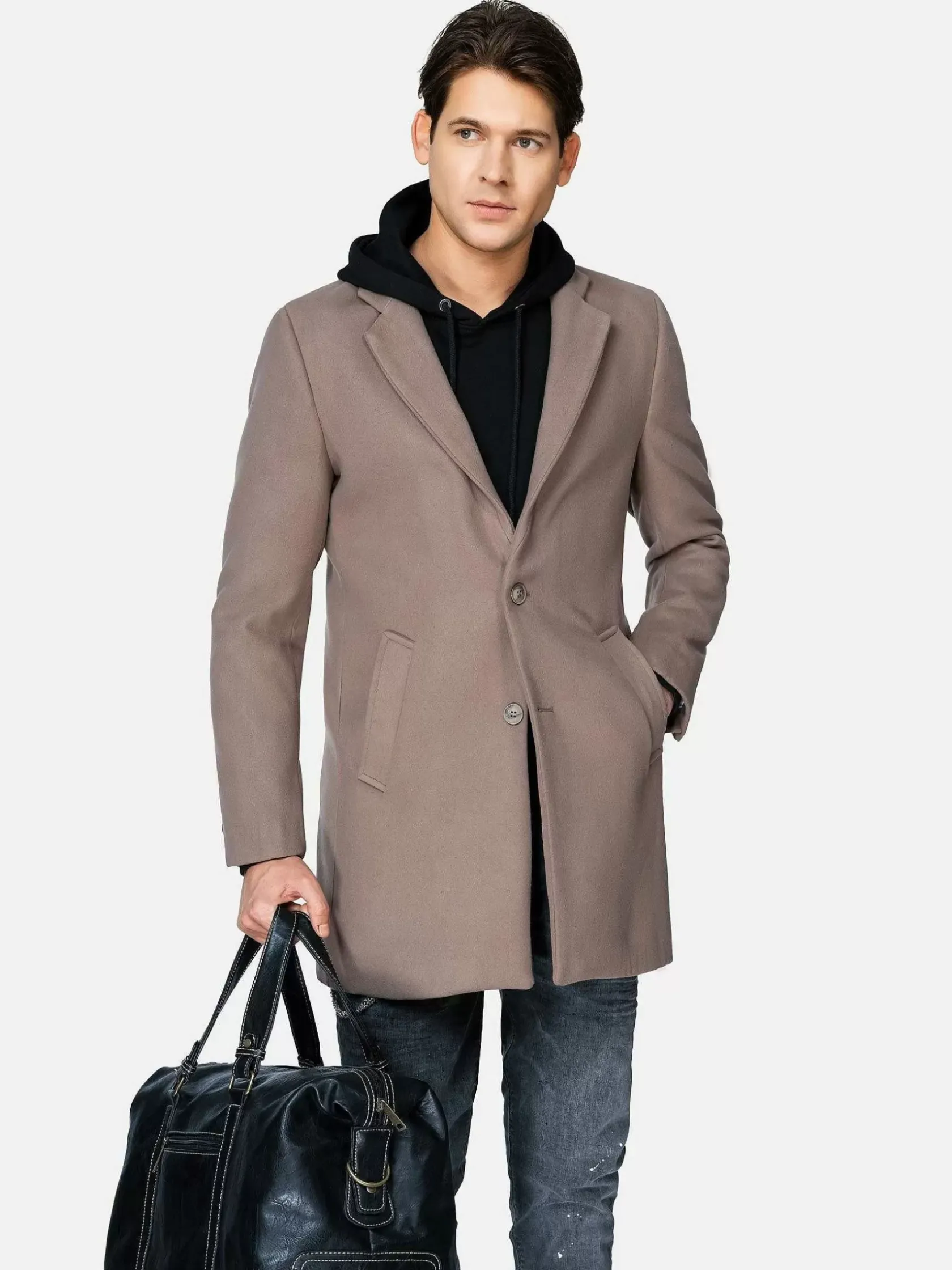 Wam Denim Manteljassen|Manteljassen 81104 Annecy Dark Beige