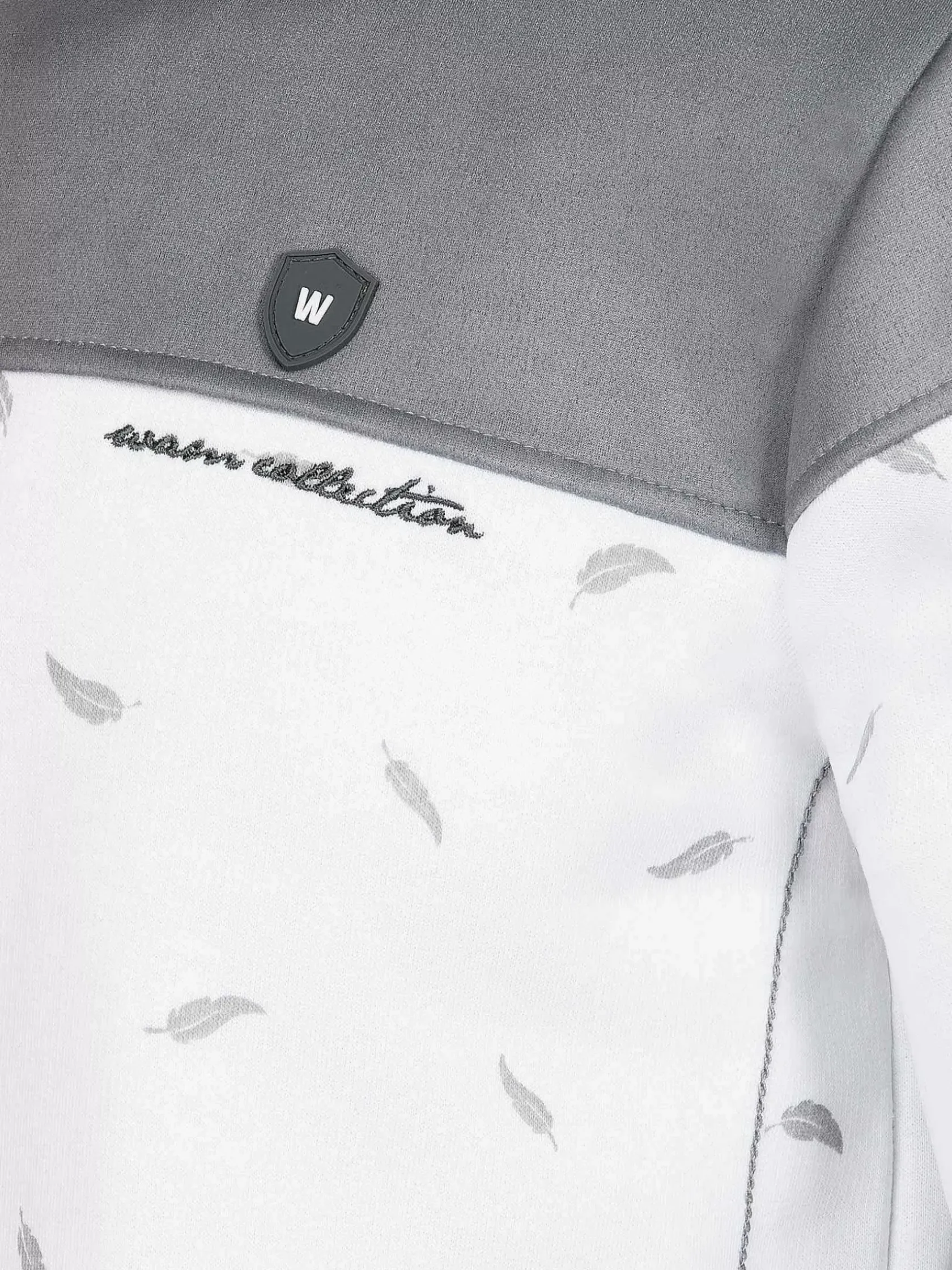 Wam Denim Sweaters|Mariner Ground Floral White Grey Sweater