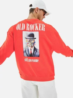 Wam Denim Streetwear|Melvin Red Sweater