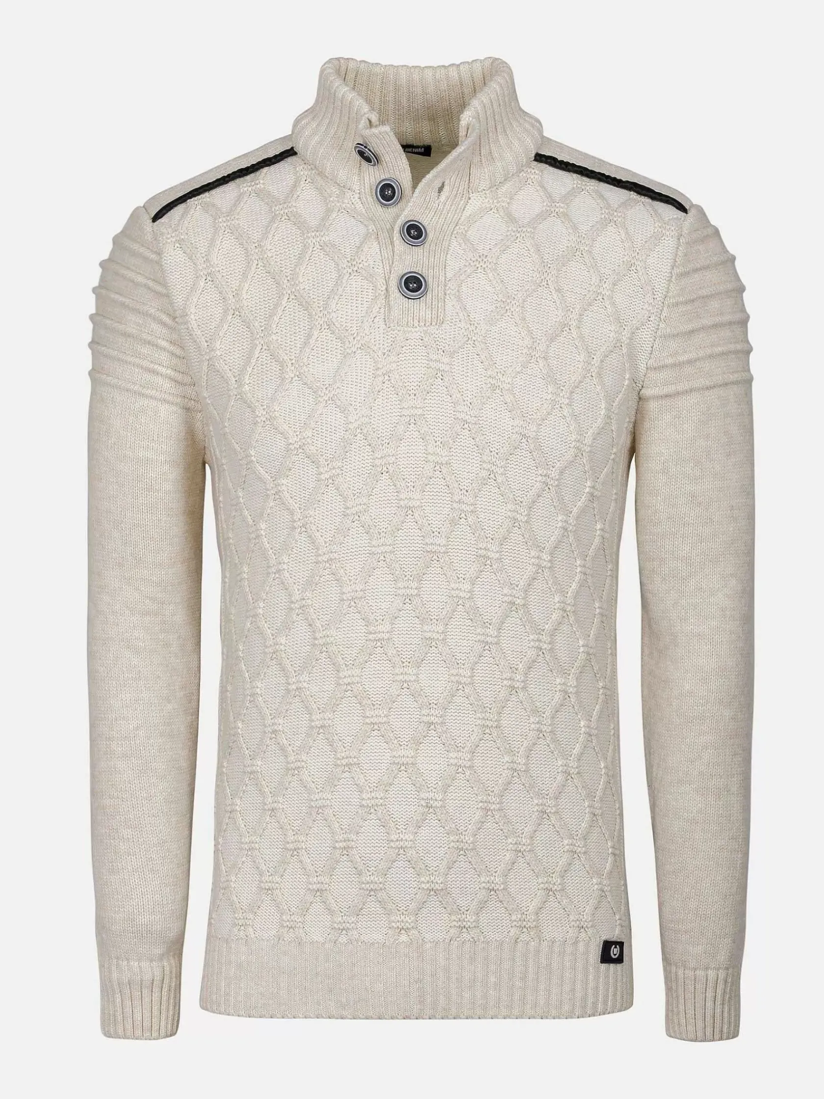 Wam Denim Truien|Minevre Pattern Beige Truien