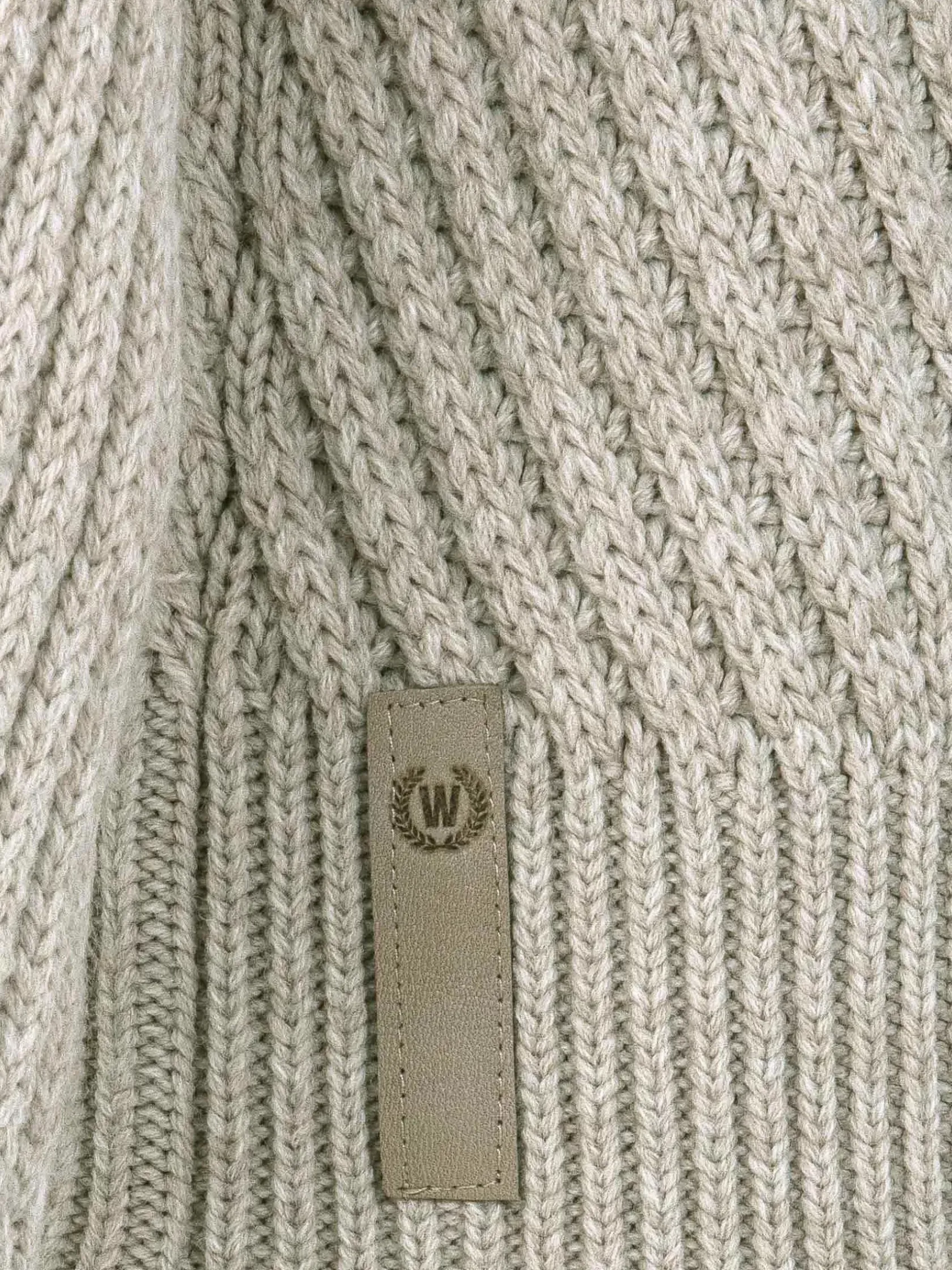 Wam Denim Truien|Minnesota Pattern Crew Neck Beige Truien