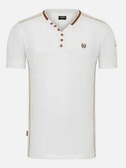 Wam Denim T-Shirts|Morpheus Slim Fit Stretched White T-Shirt