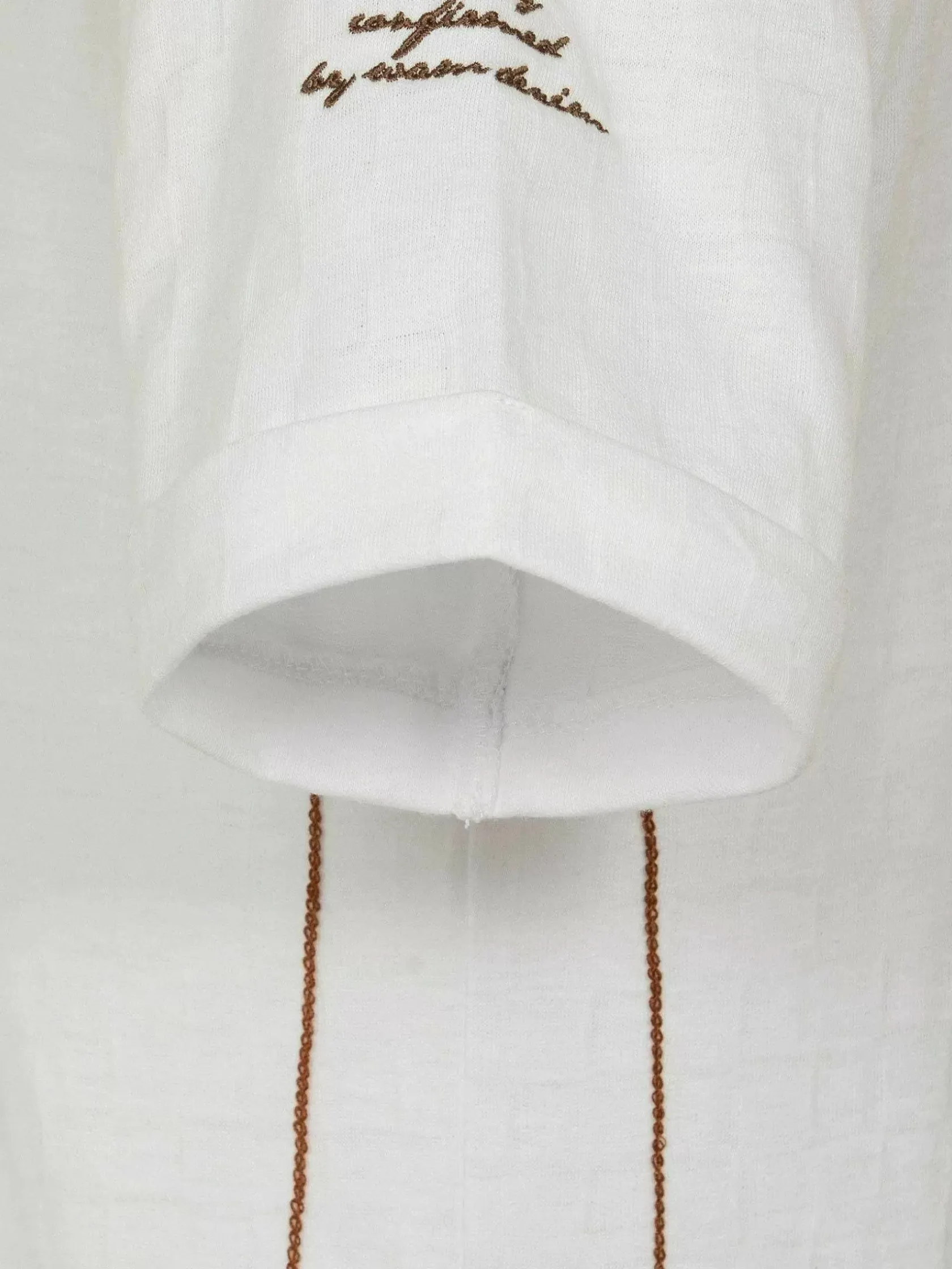 Wam Denim T-Shirts|Morpheus Slim Fit Stretched White T-Shirt