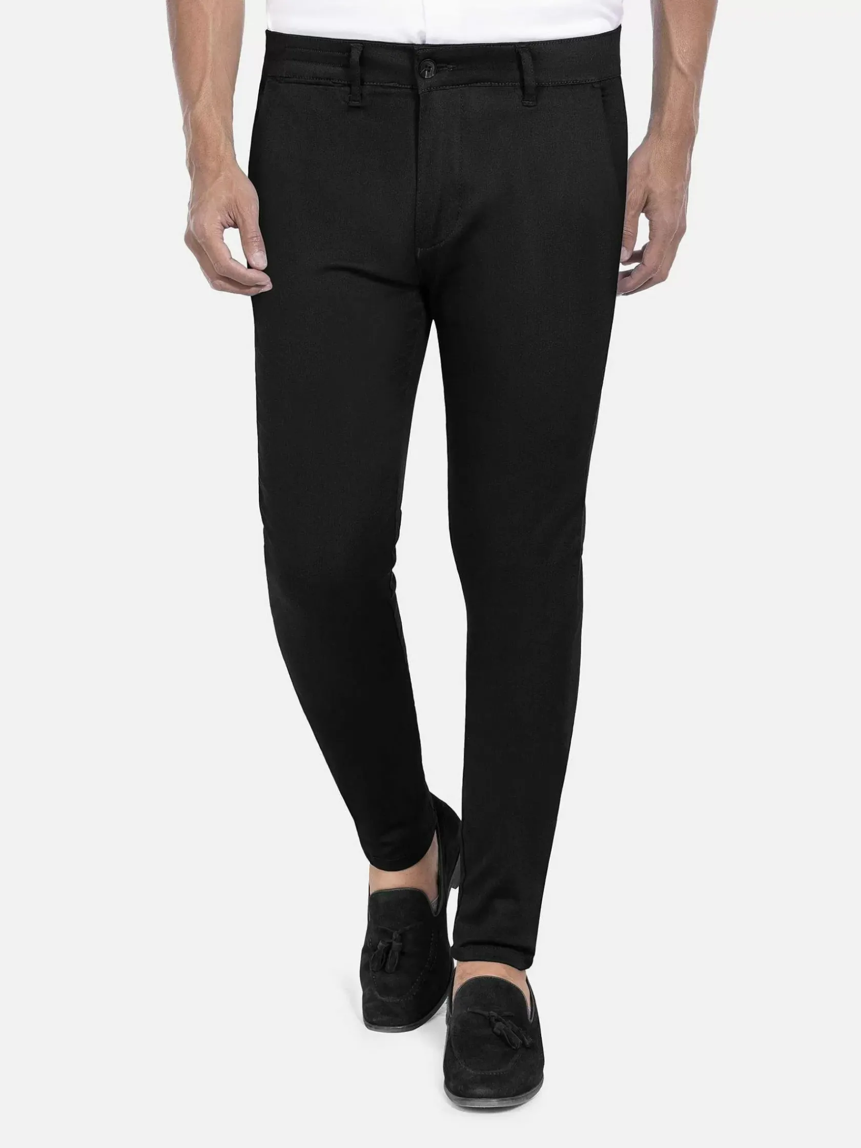 Wam Denim Chino'S|Moyale Stretch Washed Black Chino