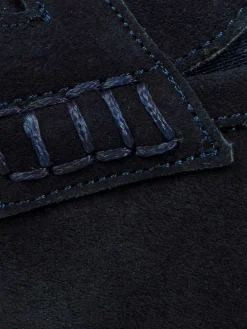Wam Denim Schoenen|Navy Suede Loafer Schoenen Navy