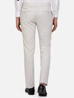Wam Denim Pantalons|Newsted Comfort Slim Fit Light Grey Pantalon