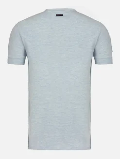 Wam Denim T-Shirts|Oberursel Slim Fit Blue T-Shirt